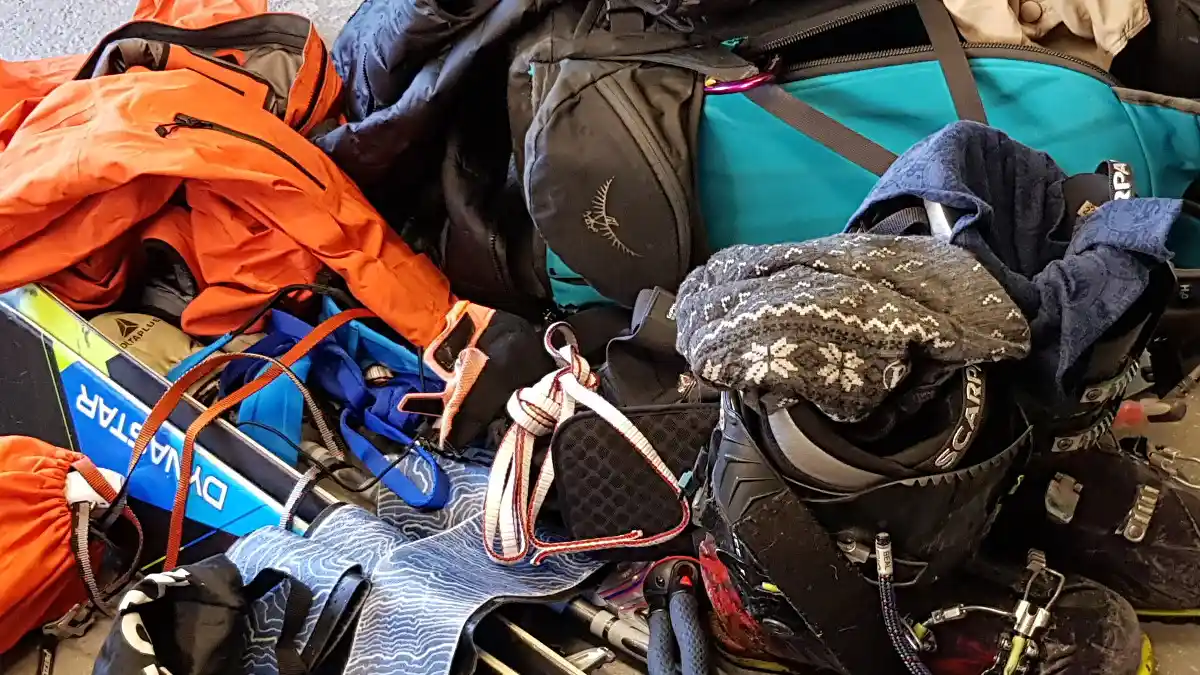 outdoor gear packing