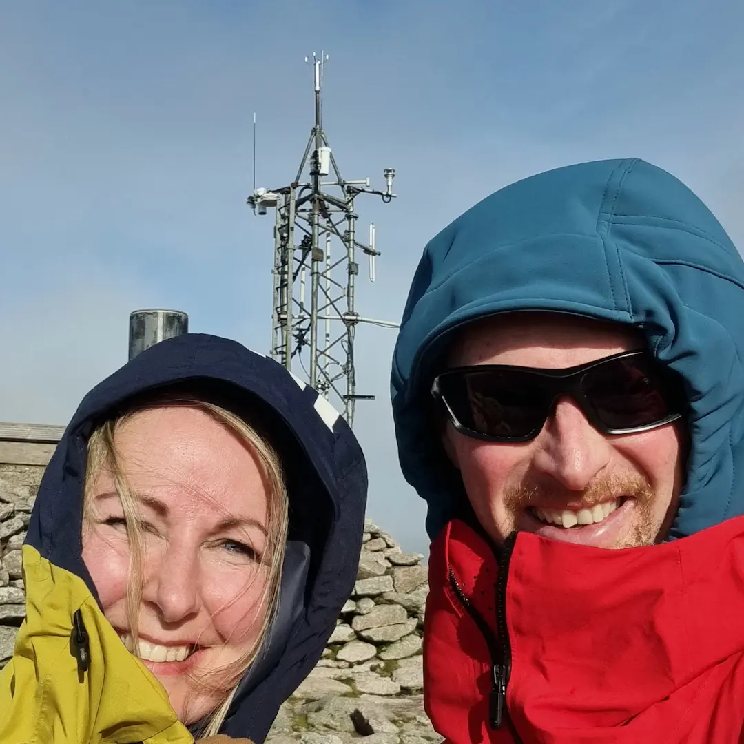 2 people on cairn gorm summit